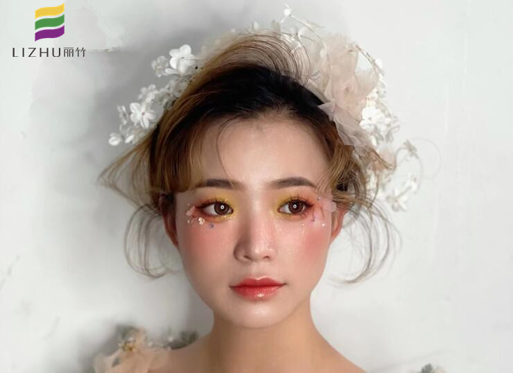 抽絲森系新娘，廣西新娘妝培訓(xùn)學(xué)校作品