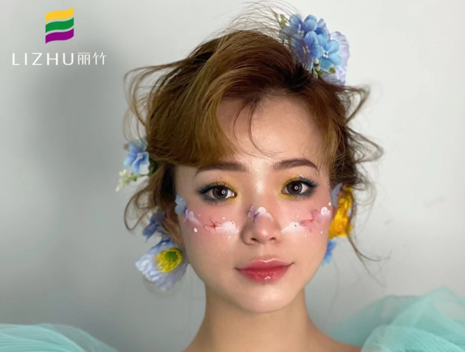 森系靈動造型，廣西化妝彩妝學(xué)校作品