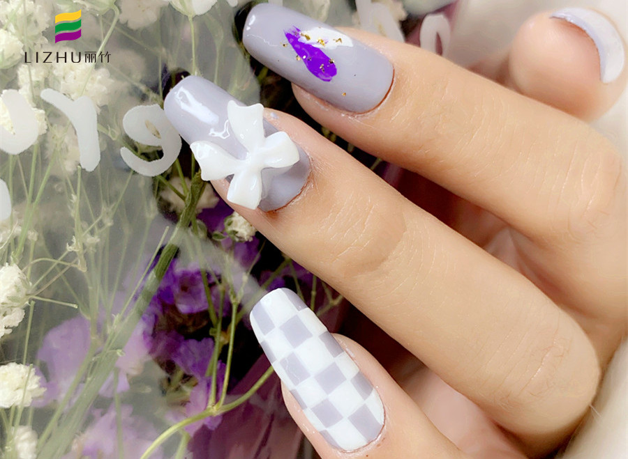 鮮花美甲，南寧美甲款式造型學(xué)校作品