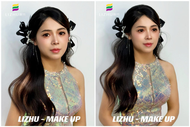 禮服造型，廣西化妝形象學(xué)校作品